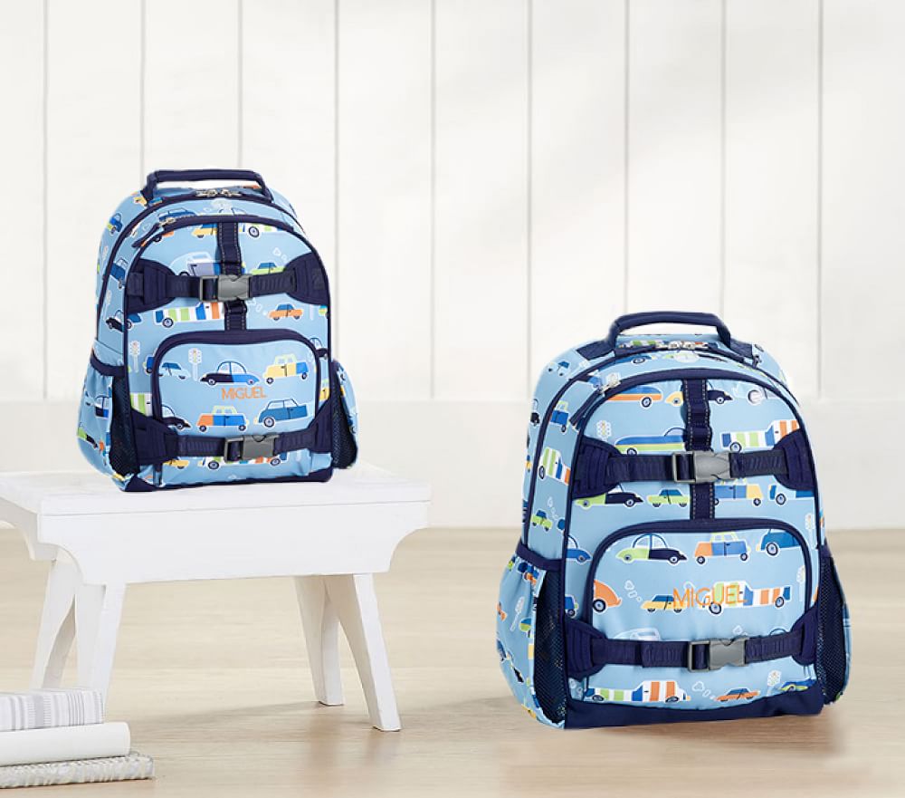 Mackenzie Blue On the Go Cars Backpacks